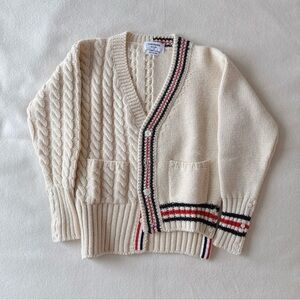 Thom Browne Cable Knit Cardigan